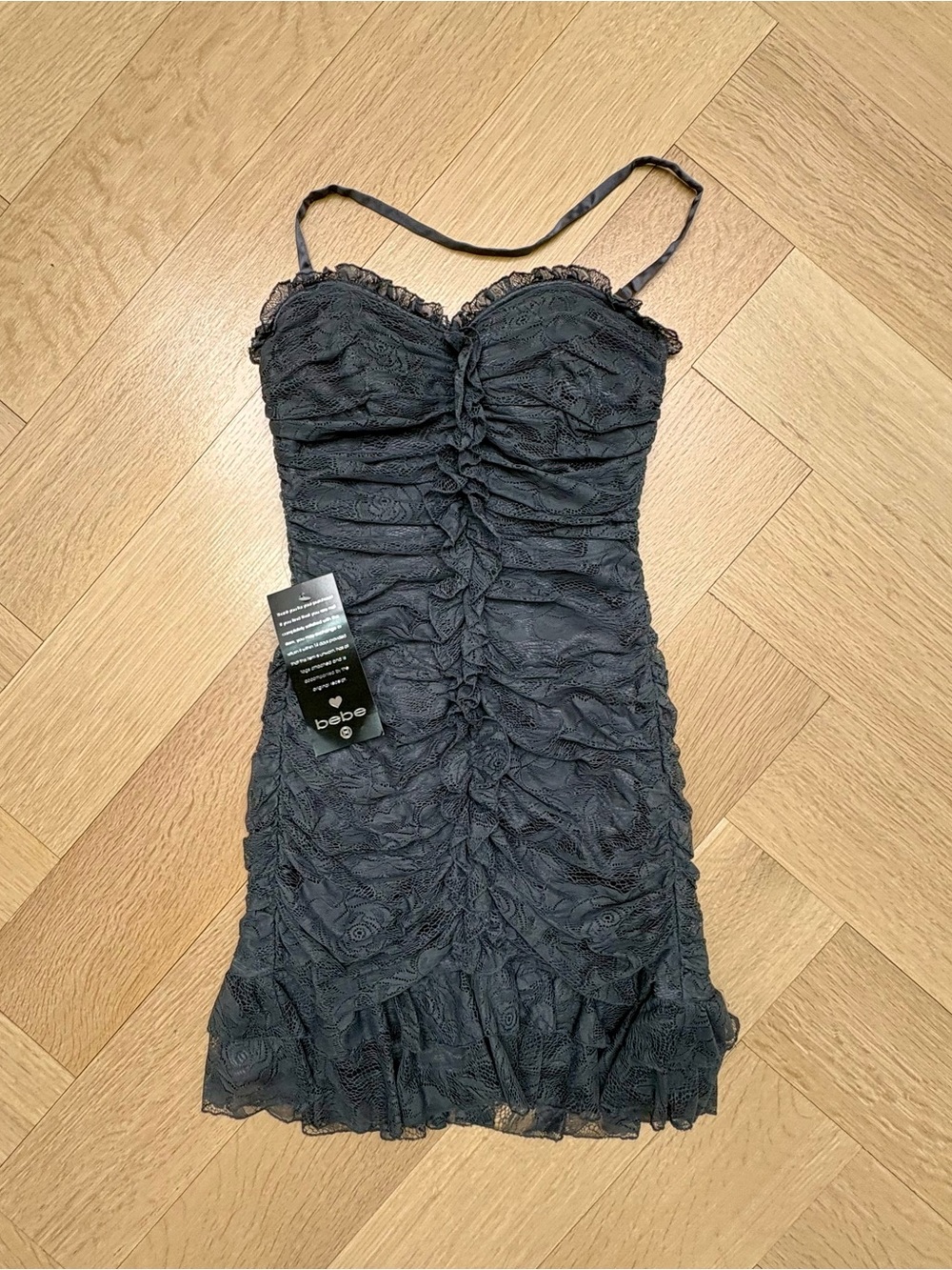 Y2K bebe scrunch mini dress